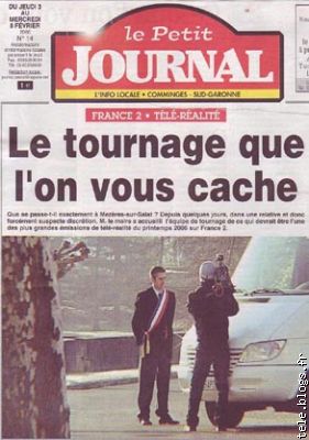 La Une du "Petit Journal" du jeudi 02 février 2006
